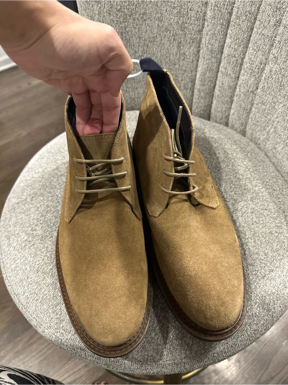 Steve Madden Men's Suede Chukka Boots in Tan Sz 11